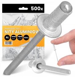 TRCR 500x Törhető Szegecsek 4, 8x14 mm Alumínium Acél Horganyzott Rozsdamentes Ni Iu (SE030311374)