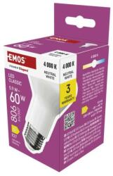 EMOS Bec LED Classic R63 / E27 / 5, 9 W (60 W) / 806 lm / Alb neutru