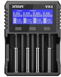 Xtar VX4-KT Xtar VX4 V2-KT akkumulátortöltő, 1 db Usb töltőkábel (VX4 V2)