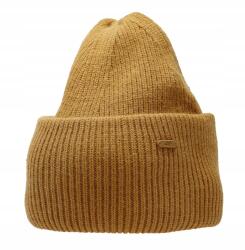 4F téli sapka beanie sárga M-es méret (AW23ACAPF293)