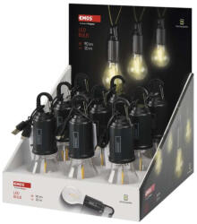 EMOS P4719 LED izzó USB tápegységgel 9db, display box (1450000470)