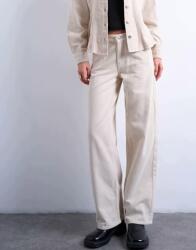 Topshop Bézs Kordbársony Egyenes Szárú Nadrág B25__W32/L32/XL
