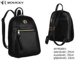 ZELLIA Rovicky Női Hátizsák R-Plec-Ale-2-3585 Black - Fekete (ZLK-rplecale23585-b-61489356)