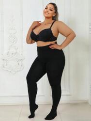 Shein Fekete Sima Harisnyanadrág 011 S07__L-XXL