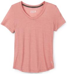 Smartwool W Merino Sport 120 V-Neck Short Sleeve XS, Portocaliu
