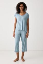 Women'Secret kétrészes pizsama női viszkózzal - kék L - answear - 15 190 Ft