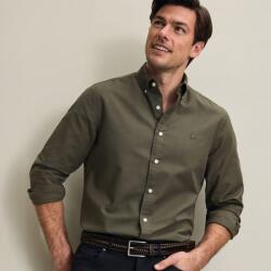 Charles Tyrwhitt Stretch Washed Oxford Shirt - Olive Green - M