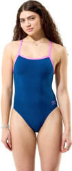 Speedo solid turnback denim teal l - uk36