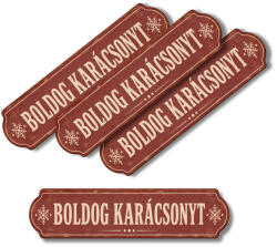  Nyomtatott dekorkarton - dekoláda tábla kicsi - bordó 4db/csomag - csinaldmagadshop