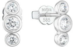 Pavona Fehérarany fülbevaló briliánssal 81009.1 (81009.1)