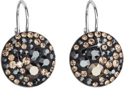 Pavona Kerek, különböző színű Swarovski kristályos ezüst lógós fülbevaló 31176.4 colorado (31176.4)