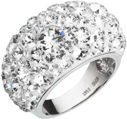 Pavona Ezüst gyűrű fehér Swarovski kristályokkal 35028.1 Méret: 62 (Átmérő 19, 7 mm) (35022.1)