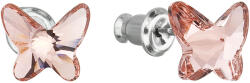 Pavona Pillangó alakú, rózsaszín Swarovski kristályos divatékszer fülbevaló 51048.3 rose peach (51048.3 ROSE PEACH)
