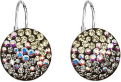 Pavona Kerek, különböző színű, holdfény hatású Swarovski kristályos ezüst lógós fülbevaló 31176.3 moonlight (31176.3)
