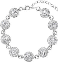 Pavona Fehér Swarovski kristályos ezüst karkötő 33048.1 (33048.1 KRYSTAL)