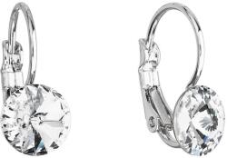 Pavona Kerek, fehér Swarovski kristályos divatékszer fülbevaló 51031.1 (51031.1 KRYSTAL)