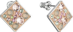 Pavona Rombusz alakú, narancssárga Swarovski kristályos divatékszer fülbevaló 51032.3 vintage peach (51032.3 VITAGE PEACH)