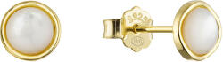 Pavona Szív alakú, gyöngyházas aranyozott ezüst fülbevaló 11705.1 (11705.1)