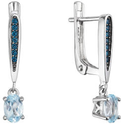Pavona Luxus ásványköves ezüst fülbevaló 11487.3 london nano, sky topaz (11487.3X)