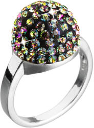 Pavona Zöld kristályos gömb alakú ezüst gyűrű 735013.5 vitrail medium Méret: 54 (Átmérő 17, 2 mm) (735013.5 VITRAIL MEDIUM-54)