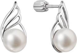Pavona Fehér édesvízi gyöngyös ezüst bedugós fülbevaló 21093.1B (21093.1B)