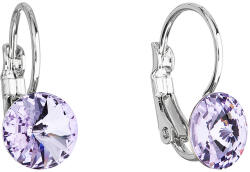 Pavona Kerek, lila Preciosa kristályos divatékszer fülbevaló 51031.3 violet (51031.3)
