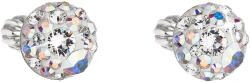 Pavona Kerek, AB hatású Swarovski kristályos ezüst bedugós fülbevaló 31336.2 (31336.2)