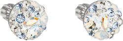 Pavona Kerek, kék Swarovski kristályos ezüst bedugós fülbevaló 31336.3 light sapphire (31336.3)