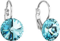 Pavona Kerek, kék Swarovski kristályos divatékszer fülbevaló 51002.3 turquoise (51002.3 LIGHT TURQUOISE)