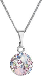 Pavona Rózsaszín Swarovski kristályos, kerek ezüst nyaklánc 32086.3 magic rose (32086.3)