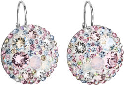 Pavona Swarovski kristályos ezüst lógós fülbevaló 31161.3 magic rose (31161.3 MAGIC ROSE)