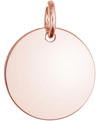 Pavona Nagyobb lapos korong alakú aranyozott ezüst medál 64093 rose gold (64093 rose gold)