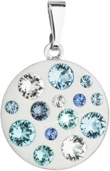 Pavona Kerek, kék Swarovski kristályos divatékszer medál 54022.3 (54022.3)