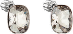 Pavona Téglalap alakú, szürke Swarovski kristályos ezüst bedugós fülbevaló 31279.5 (31279.5)