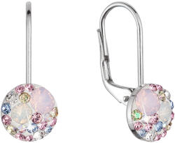 Pavona Apró, rózsaszín Swarovski kristályos ezüst lógós fülbevaló 31321.3 magic rose (31321.3)