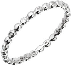 Pavona Mintás ezüst gyűrű cirkóniával 15005.1 crystal Méret: 57 (Átmérő 18, 1 mm) (15005.1-57)