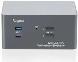 ASSMANN Switch KVM Digitus by Assmann DS-12864, 2 x HDMI, Gray (DS-12864)