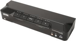 ATEN KVM (USB, 2x DP, Audio) 4: 1, USB + USB 3.0 hub, 8K@60Hz (CS1944DPA)