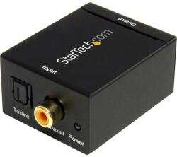 StarTech RCA + Optikai RCA Átalakító Fekete 6cm SPDIF2AA (SPDIF2AA)