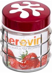 HEREVIN 135901-000 Üveg fűszertartó négyzetes mintával (135901-000)