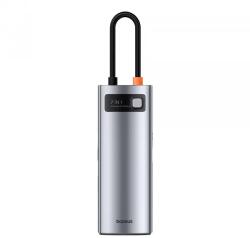 Baseus Joystar USB-C Hub, HDMI 4K 60Hz, 3x USB-A 3.0, Gri (B00030708811-00) (B00030708811-00)