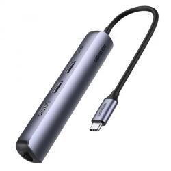UGREEN CM418 hub, HDMI 4K@60Hz, PD 100W, Gri (10919)