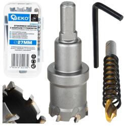 GEKO Carotă pentru metal 27mm cu burghiu de titan 82083 (G39693)