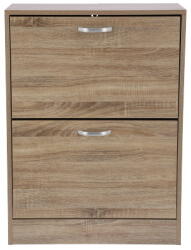 Jumi Dulap pentru pantofi din PAL cu furnir 81x24x60 natural 41236 (CM-316096) Pantofar