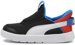 PUMA Puma, Courtflex V3 bebújós sneaker, Piros, Fehér, Fekete, 26 EU (399735-01-8.5)