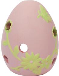 Goliat Mécsestartó, Goliat, kerámia, tojás alakú, 12 cm, rózsaszín/zöld (goliat_5901940687304)