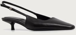 Calvin Klein tocuri din piele KITTEN HEEL SLING PUMP LTH HDW PPY1-OBD01E_99X