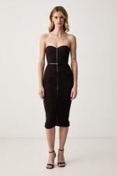 Elisabetta Franchi rochie drapată cu vâscoză 9BY2-SUDZ45_89X (AB02967E2)