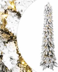 Brad de Crăciun artificial cu 100 LED-uri și zăpadă, 180 cm (357698-357698)