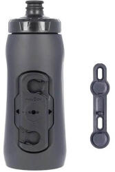 Merida Swivel-Fidlock műanyag kulacs tartó adapterrel és vázkonzollal, csavaros, 620 ml, fekete